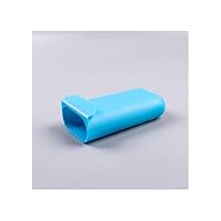 MOAAA Desktop Display Pocket Pen Container Desk Stationery Desktop Organizer Home Office Desk Pen Case Storage Box Pencil Holder,5.5X11X4.7Cm Blue
