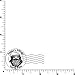 North Pole Postmark Rubber Stamp by DRS Designs - Made in USA