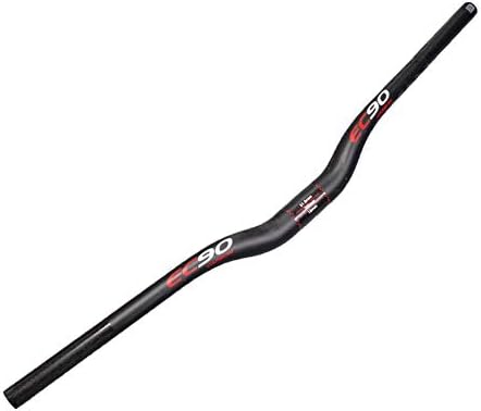 LBgrandspec Bicycle Accessory, 600-760mm Carbon Fiber Bicycle Handlebar MTB Mountain Road Bike Flat/Riser Bar-