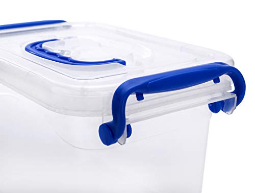 small plastic tote with handle