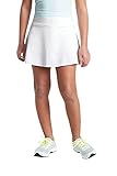 rrhss Girl's Active Skort High Waisted Tennis Skirt