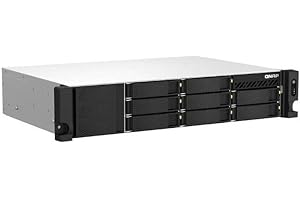 QNAP TS-873AeU-RP-4G-US 8 Bay High-Speed Short Depth Rackmount Rackmount Dual-2.5GbE NAS AMD Ryzen™ CPU, 4GB DDR4 Memory and 
