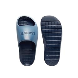 Lacoste Women's Serve Slide, Navy, 7