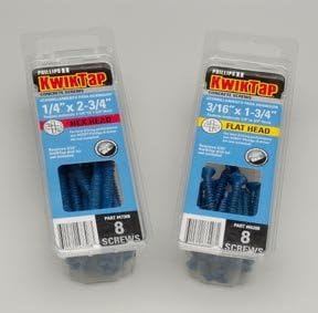 (46208)1/4 x 1-3/4" PFH 8pk Concrete Screws