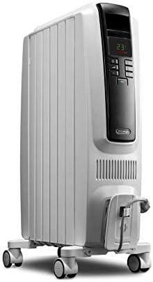 De'Longhi 1500-Watt Oil-filled Radiant Tower Electric Space Heater with Thermostat (Energy Saving Setting)