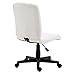 EdgeMod Eva Vegan Leather Task Chair in White