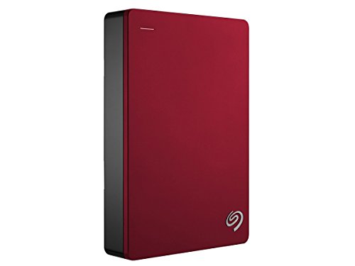 Seagate Backup Plus 4TB Portable External Hard Drive USB 3.0, Red (STDR4000902)