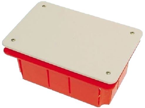 Behälter mit Eingebaut in PVC. Mit Deckel.