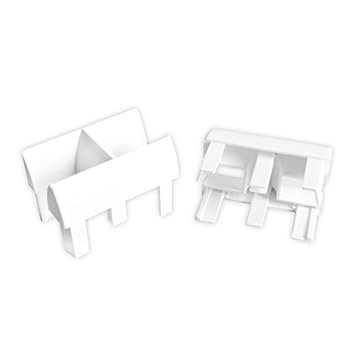 DIWARO Einlauftrichter für Führungsschiene aus Kunststoff | weiß | 939