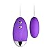 Love Egg Bullet for Women Waterproof Silicone with 20 -Frequency Purple