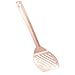 Juvale Slotted Turner - Copper Coated - Ideal for Cooking and Serving - Rose Gold, 14 x 1.2 x 3.5 Inches