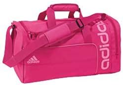 pink adidas holdall