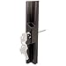 Slide-Co 141860 Black Diecast Sliding Door Outside Pull Keyed, Adams Rite and W & F (Single Pack)