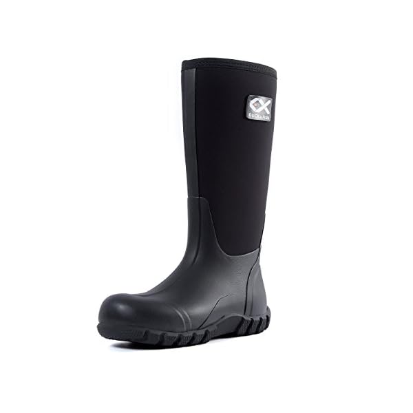 Duck-and-Fish-Buck-Man-16-Black-Fishing-Hunting-Neoprene-Rubber-Knee-Boot