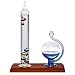Ambient Weather WS-YG901 Galileo Thermometer and Glass Globe Fluid Barometer