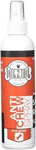 Tail 2 Tail Anti-Chew Spray #1 Recommended To Repel Your Pet From Chewing - Save your shoes, furniture, cords, and more - 100% Satisfaction Guaranteed