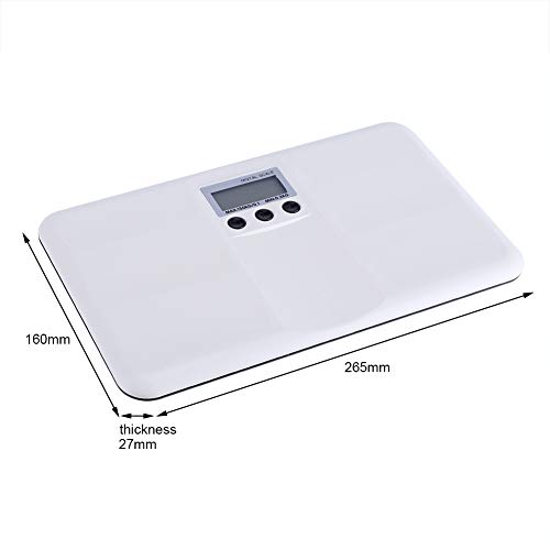 MAGT Weight Scale LCD Digital Electronic On/Tare Function Low Battery/Lock Alarm Baby Pet Body Weighting Scale
