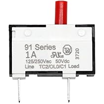 5A Circuit Overload Protector With Waterproof Caps - AC125/250V DC32V Thermal Breaker (3-Pack)