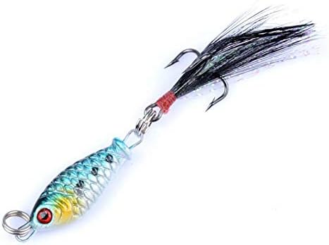 Kmtar Fishing Lures Bass Trout Hard Plastic Swimbaits Lifelike Artificial Pro Fish Lure Baits Treble Hooks Freshwater LD-1001