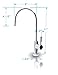 APEC Water Systems Faucet-CD-NP Kitchen Drinking Water Designer Faucet for Reverse Osmosis and Water Filtration Systems, Non-Air Gap Lead-Free, Brushed Nickel
