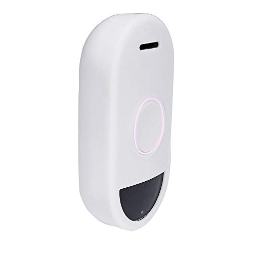 HOLACA Silicone Cover Protective Skins Compatible with Arlo Audio Doorbell-Perfect compact-Reliable to Protect your Arlo doorbell. (White)