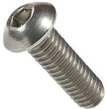 M10-1.50 x 16MM Button Head Socket Cap Screw, Allen Socket Drive, 18-8 (A2) Stainless Steel, Full Thread - Quantity 10 - by Fastener Depot, LLC