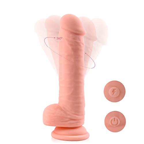 ZEMALIA 360 Degree Rotatable Dildos Realistic Penis Vibrators Multi-Speed G-Spot Wand Massager Clitoral Stimulator Sex Adult Toys for Women Sexual Wellness