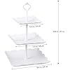 Plastic-3-Layers-Cake-Stand-Party-Tableware-Party-Food-Server-Display-Set-Dessert-Stand-Slate-Serving-Set-2-Square Plastic Cake Stand Party Tableware Party Food Server Display Set Dessert Stand Slate Serving Set (2 Square)