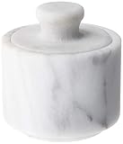 Fox Run 3849 Marble Salt Cellar, White