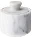 Fox Run 3849 Marble Salt Cellar, White