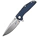 Eafengrow EF37 Camping Knives D2 Blade G10 Steel Handle (Blue)