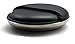 PuTwo Pill Organizer for Purse, Small Travel Pill Case, Round Metal Pill Box-Black