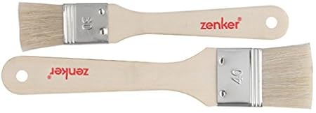 Zenker Backpinsel, Naturborsten, braun 20 x 4 x 0,4 cm, 2-Einheiten