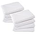 Home Fashion Designs 8 Pack 100% Cotton Allergy Control Pillow Protectors. Hypoallergenic Dust Mite Proof Zippered Pillow Covers- Standard