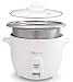 Elite Gourmet ERC-2010 Electric Rice Cooker with Stainless Steel Inner Pot Makes Soups, Stews, Grains, Cereals, 10 Cooked (5 Cups Uncooked), Cup Cups), White