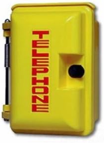 Allen Tel Products GB90H-02-EY Outdoor Telephone Housing, Red