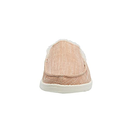 Hey Dude Women's Lexi Sparkling Rose Gold Size 8 Women’s Loafers Women’s Slip On Shoes