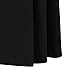 Urban CoCo Women's Knee Length Casual Work 2024 Fall Elastic Waist A Line Midi Skirt with Pocket Black