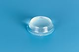 TroySys CRCOBS2-11 Clear Rubber Desk Bumpers with Adhesive, Hemispherical, 11Ea./Bag
