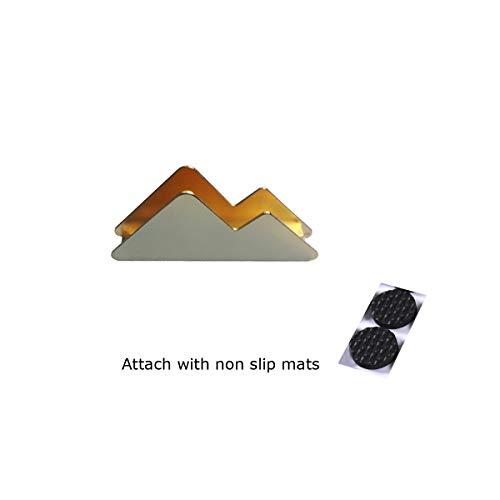 Enyuwlcm Metal Desk Card Holder Business Card Display Stand for Women Gold 1 Pack - Thumbnail 6
