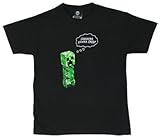 Jinx Minecraft Creepers Gonna Creep Creeper Youth Black T-shirt