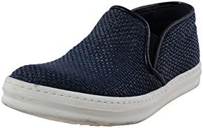 Officine Creative Womens Black Amadeus Slip On Woven Sneakers 41