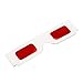 uxcell Secret Decoder Glasses Red-Red Filters Lens White Foldable Frame 3D Glasses 5pcsthumb 2