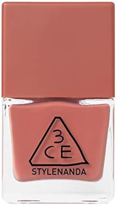 [3CE] 3CE MOOD RECIPE LONG LASTING NAIL LACQUER #PK23 Calm Yellow Pink, 10ml