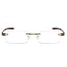 ALTEC VISION Rimless Reading Glasses - Men and Women Lightweight Readers 1.75