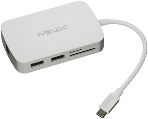 MINIX NEO C, USB-C Multiport Adapter with HDMI - Silver (Compatible with Apple MacBook and MacBook Pro). Sold Directly by MINIX Technology Limited.