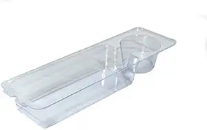 Heavy Duty Clear Plastic Insert/Tray/Cup Holder for Walker Basket