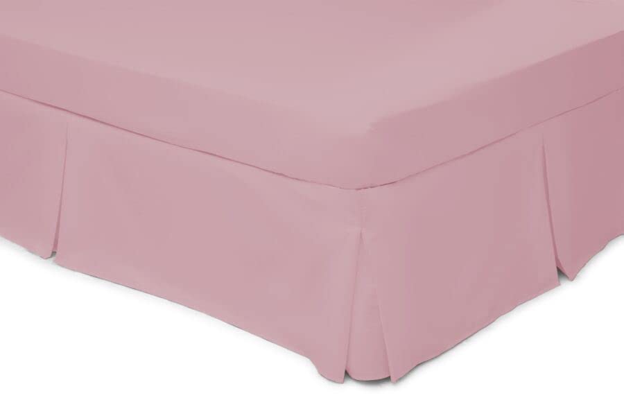 Lawrance Caprino LC Plain PERCALE Base valance sheet Plates (KING, PINK)