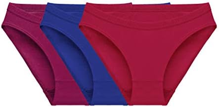 MENIT Women's 100% Cotton Panty (Pack of 3) Low Waist