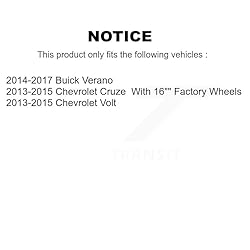 Rear Wheel Bearing and Hub Assembly Pair for